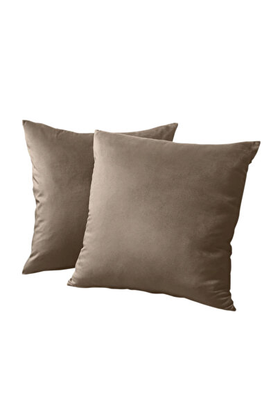 Five Store Set 2 huse pernute decorative din catifea cu fermoar, 50x50 cm, Ma...