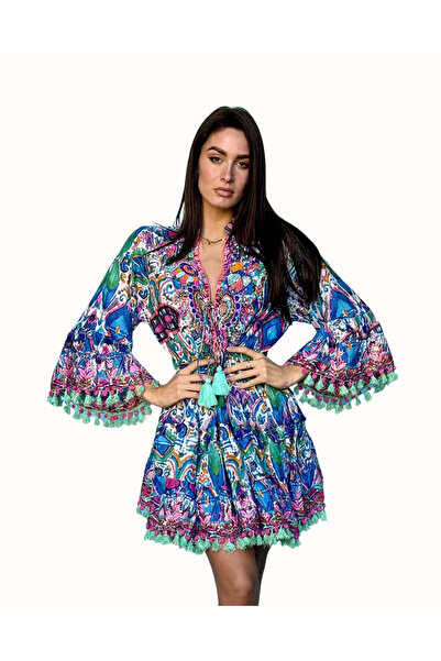 Antica Sartoria COLORFUL SUMMER DRESS