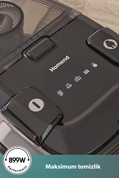 HOMEND Dustroyer 1255H Yatay Süpürge Antrasit