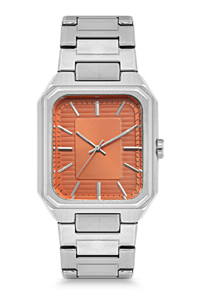 Newera Watch Steel Cord Rectangular Men's Wristwatch