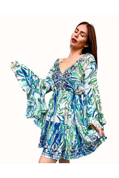 Antica Sartoria COLORFUL SUMMER DRESS