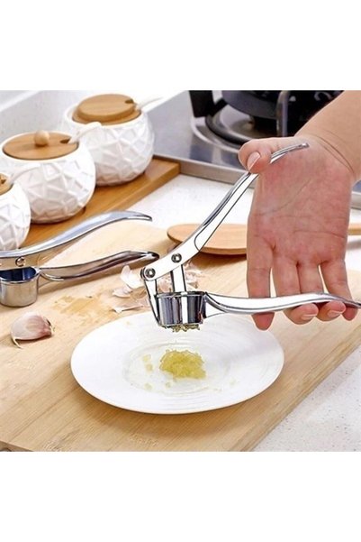 NW NessiWorld Stainless Steel Pliers Model Garlic Crusher