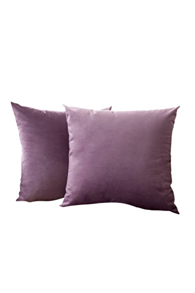 Five Store Set 2 huse pernute decorative din catifea cu fermoar, 45x45 cm, Ma...