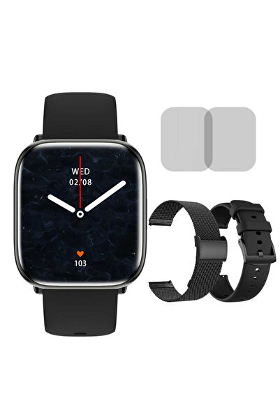 Lumaudio LUMAUDiO® Quantum Smartwatch with 7-Day Battery Life and 2 Straps In...