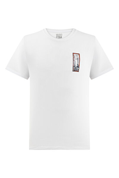 Mudo Embroidered Cycling Neck T-Shirt