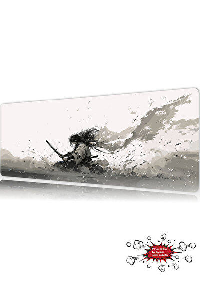 urzuva Silent Blade Gaming Oyuncu XL Mouse Pad Mousepad 90X40 cm 4MM Dikişli ...