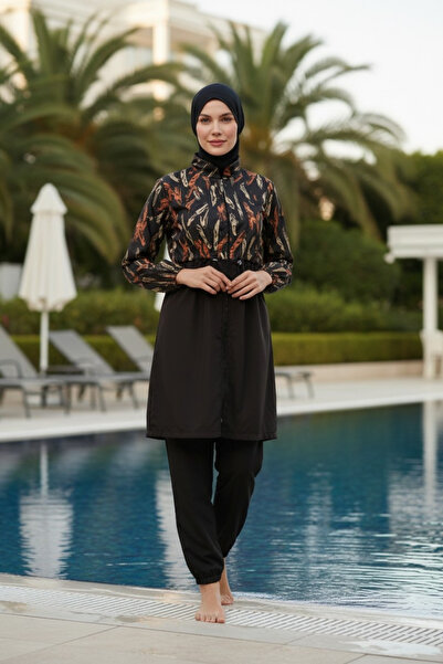 SEBOTEKS Costum de baie din țesătură tip parașută, cu uscare rapidă, mărime m...