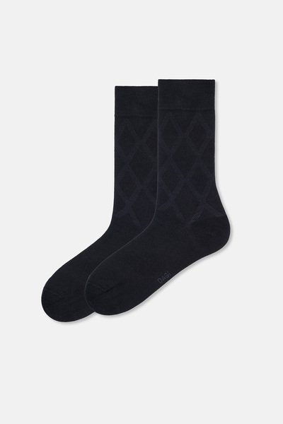 Dagi Мъжки класически бамбукови чорапи с десен баклава