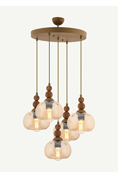 Bella Maison Elise 5'li Yuvarlak Avize Eskitme (40x90 cm)