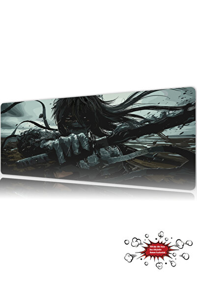 urzuva Night Hunter Gaming Oyuncu XL Mouse Pad Mousepad 90X40 cm 4MM Dikişli ...