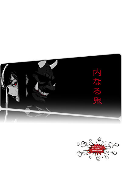 urzuva YamiHime Gaming Oyuncu XL Mouse Pad Mousepad 90X40 cm 4MM Dikişli Model