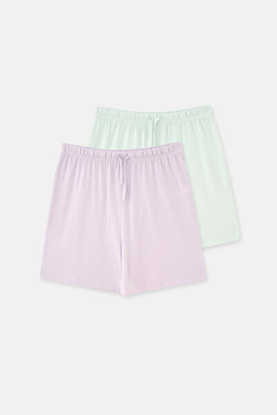 Dagi Multicolor Double Knitted Shorts