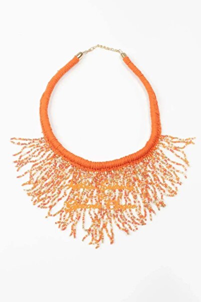 Antica Sartoria CHOKER NECKLACE IN ORANGE
