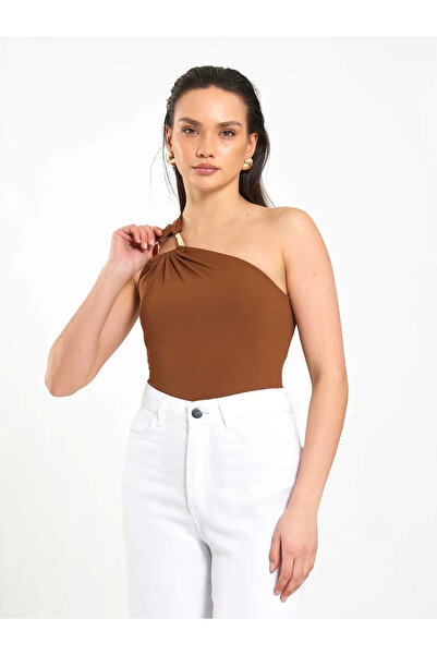 BIGNUANCE Light Brown Premium Single Shoulder Buckle Body Casual Comfortable ...