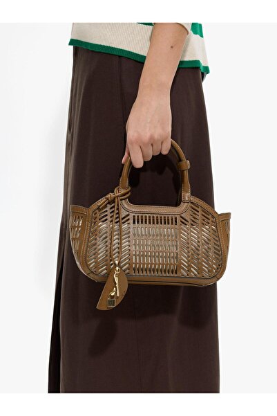 PARFOIS Kadın Çıkarılabilir Cepli Delikli Tote Çanta