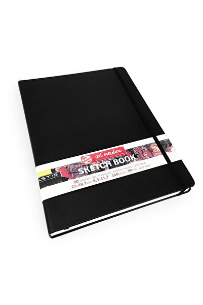 Talens Art creation Sketch Book Eskiz Bloğu 21x29.7 (A4) 140gr 80 Yaprak Siyah