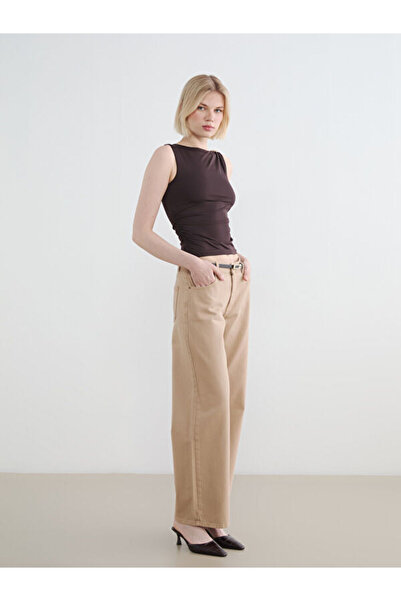 LC Waikiki Wide Leg Women's Jean Pants with Waist Belt by Uzg Store for Style...