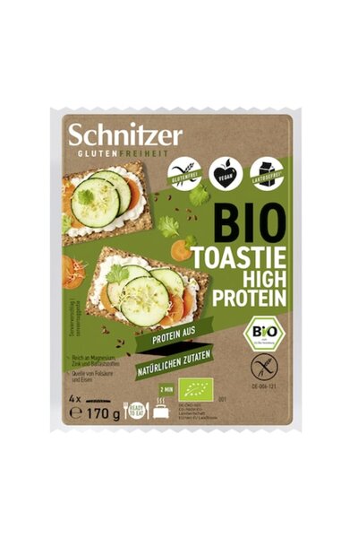 Schnitzer Paine Bio Fara Gluten Toastie High Protein Vegan 170 g