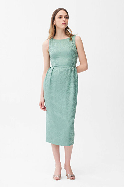 adL Kolsuz Midi Elbise