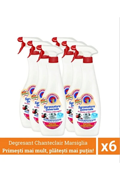 chante clair Promo Pack 6 X Universal Degreaser Spray Chanteclair Marsiglia 6...