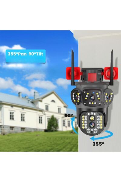 OEM Cameră triplă cu 2 alarme, WIFI