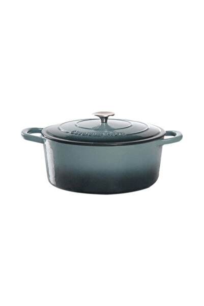Crockpot® Емайлиран чугунен съд, 4.7 литра, кръгъл висок, сив Crock-Pot