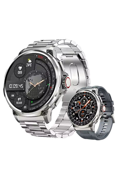 Lumaudio LUMAUDiO®️ Zentime Men's Smartwatch, Menu in Romanian, 10-day Batter...