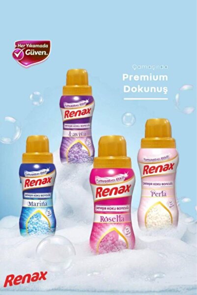 Renax Çamaşır Koku Boncuğu Rosella- Perla- Marina- Laviva 250 gr 4'lü set