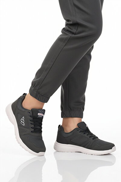 WALKWAY Navy Blue Mesh Lightweight Lace-Up Flexible Unisex Sports Shoes 020 g