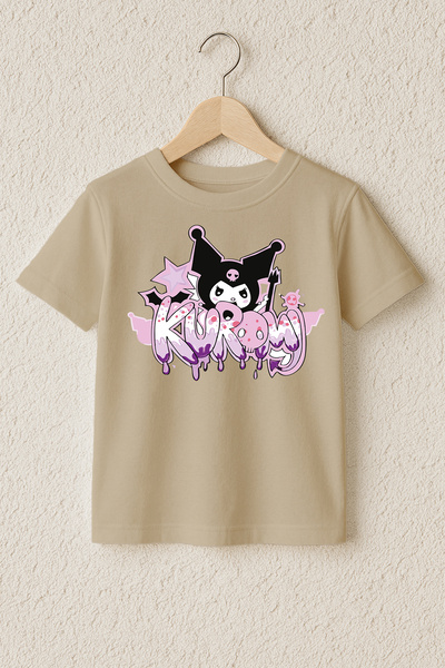 MYADA Tricou premium cu imprimeu Kuromi, 100% bumbac 23408