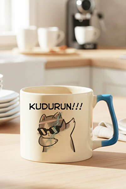 qoeuyl boutique Shut Up!!! Cool Cat Printed Fun Gift for a Friend, Lightweigh...