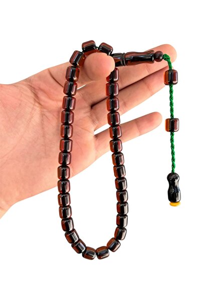Filiya Stick Fire Amber Prayer Beads