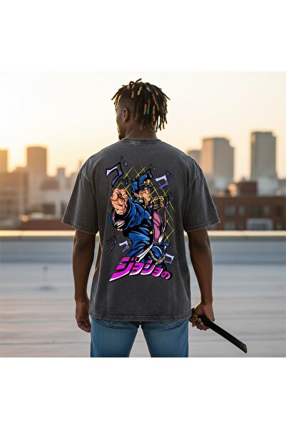 FG KONNİCHİWA تي شيرت JoJo's Bizarre Adventure Jotaro Jojo's Bizarre Adventur...