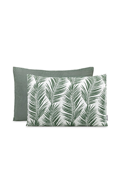 Amelia Home Set 2 huse pernute decorative, Tropical Bonaire, 50x70 cm, Vernil