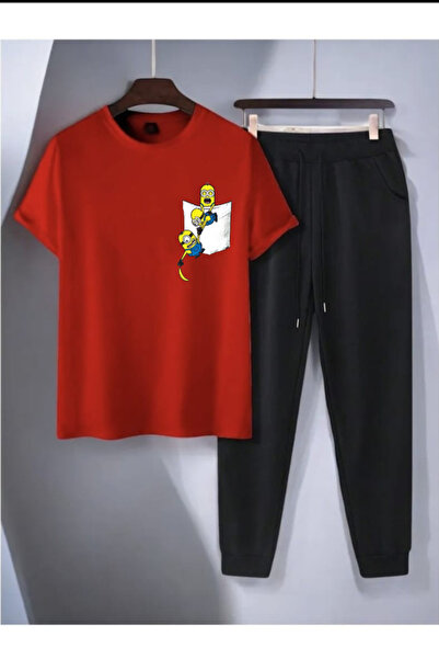 MİDAD Custom printed t-shirt - jogger t-shirt crew neck top bottom tracksuit set