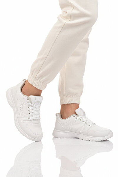 WALKWAY Біле сітчасте легке гнучке спортивне взуття великого розміру 020 M