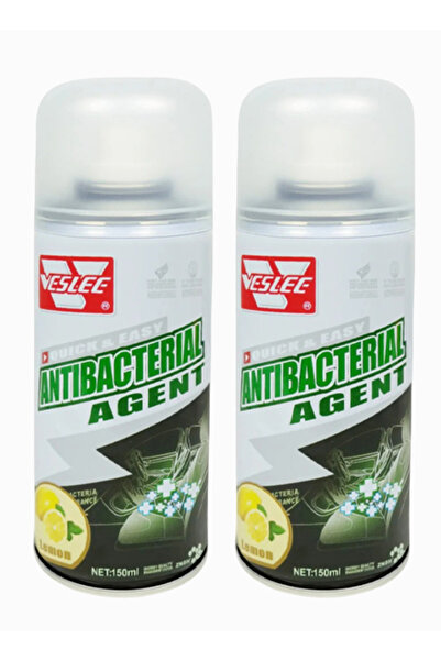 Veslee Antibacterial Car Air Freshener Combo 2 x 150ml Lemon AC Vent Odor Eli...