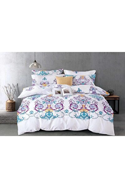 Five Store Lenjerie de pat matrimonial SUPER, Sanela, bumbac ranforce, multic...