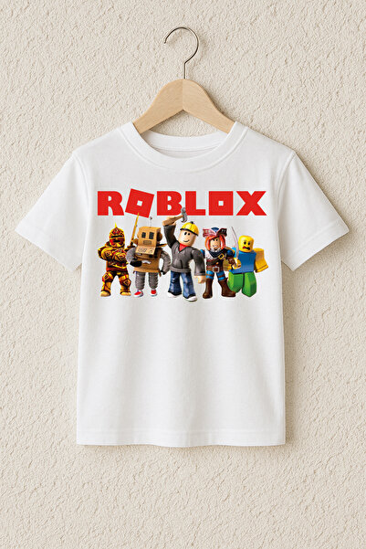 MYADA Tricou premium cu imprimeu Roblox, 100% bumbac 23402