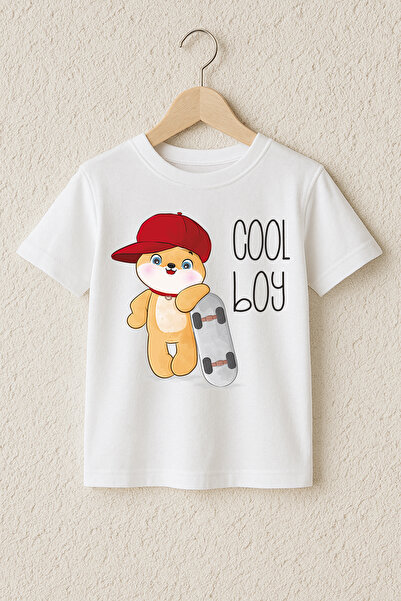 MYADA Μπλουζάκι Cool Boy με στάμπα, 100% βαμβακερό, υψηλής ποιότητας 22375