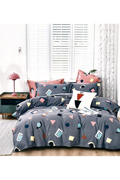 Five Store Lenjerie de pat matrimonial SUPER, Olib, bumbac ranforce, multicol...