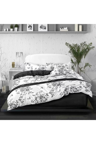 Five Store Single bed linen with pillowcase, Brigit, mercerized cotton, multi...