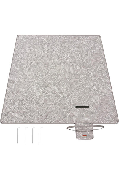 SONGMICS Pătură de picnic impermeabilă 300x200 cm, cu 4 ancoraje de fixare, p...