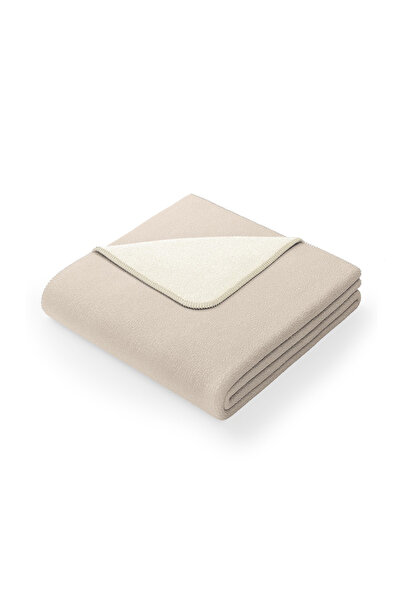 Amelia Home Classic cotton blanket, Virkkuu, 430 g/m2, 150x200 cm, cream