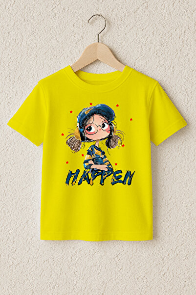 MYADA Μπλουζάκι με στάμπα Watercolor Happen, 100% βαμβάκι, Premium 23982