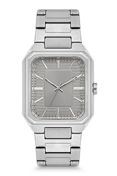 Newera Watch Steel Cord Rectangular Men's Wristwatch