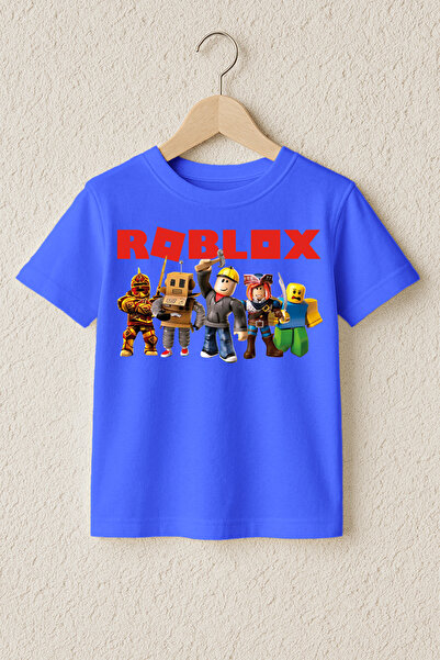 MYADA Tricou premium cu imprimeu Roblox, 100% bumbac 23402