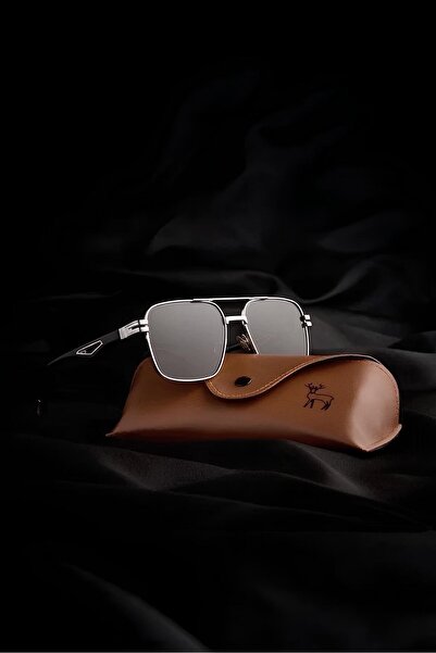 Eyesofia Nairobi Polarized High Quality Titanium Black Silver Frame Unisex Su...