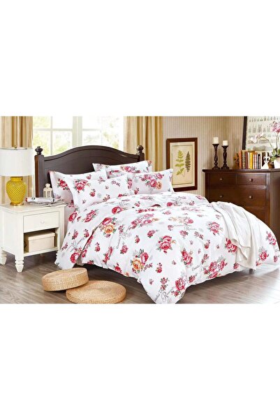 Five Store Double bed linen with elastic bed cover, Caitria, ranforce cotton,...