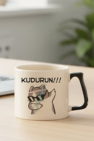 qoeuyl boutique Shut Up!!! Cool Cat Printed Fun Gift for a Friend, Lightweigh...